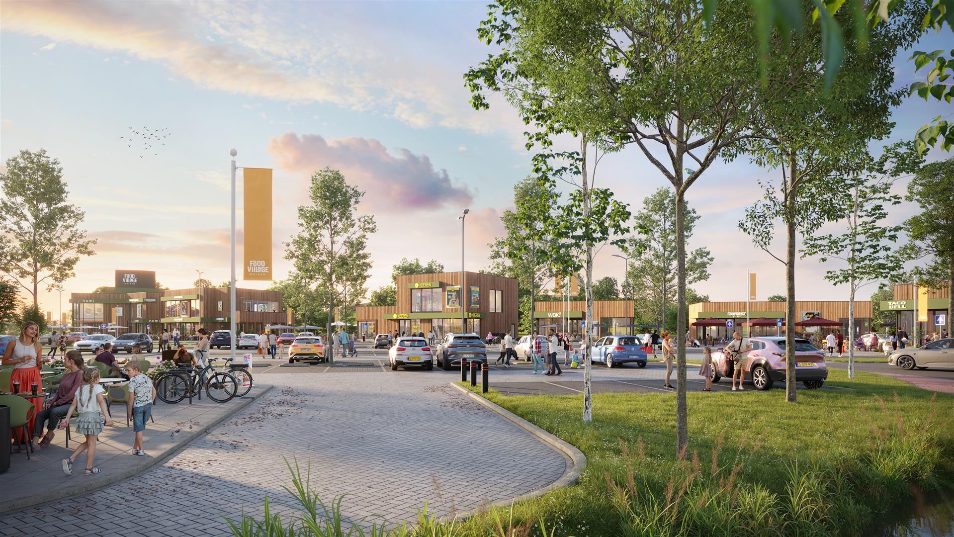 Restaurant Nomi – 3D afbeelding zijkant