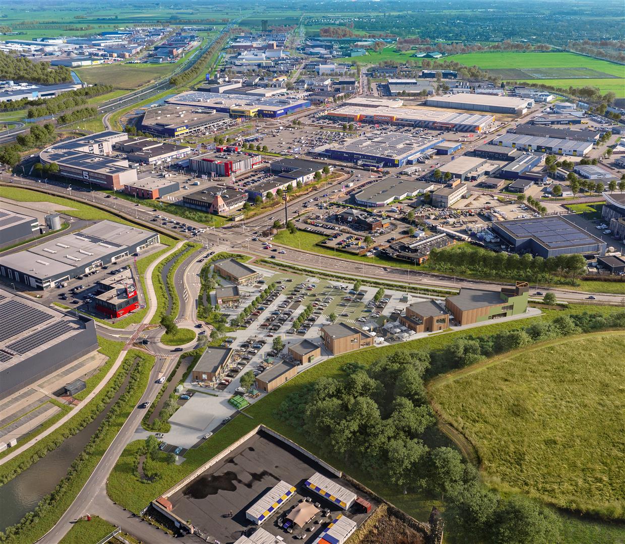 Restaurant Nomi – 3D afbeelding luchtfoto