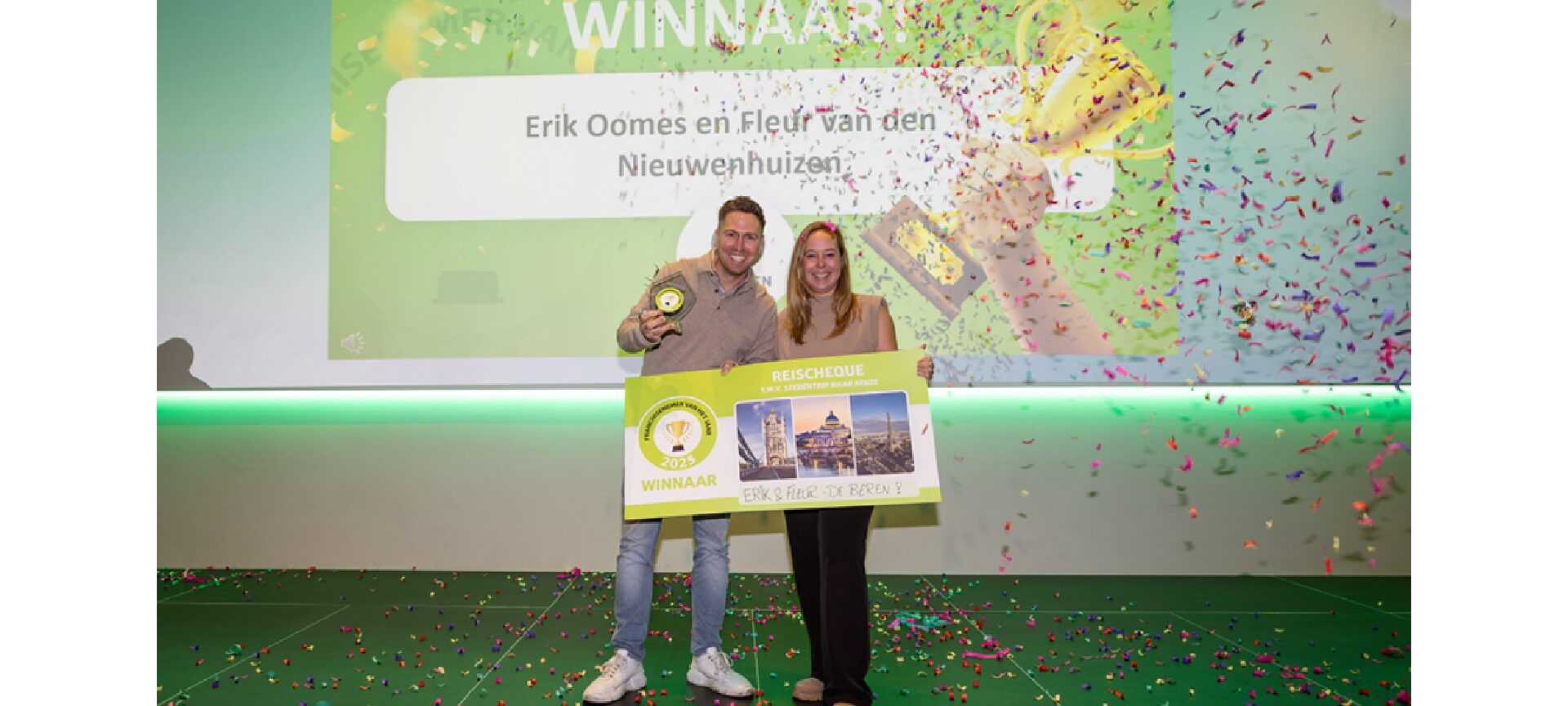 Franchisenemer van het jaar 2025 – Fleur en Erik van De Beren Restaurants